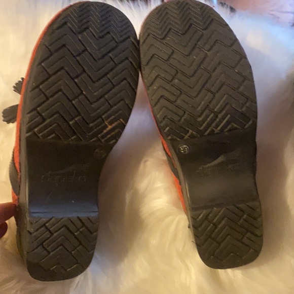 Dansko Shandi Snake Leather Slip on Mules - Picture 4 of 5